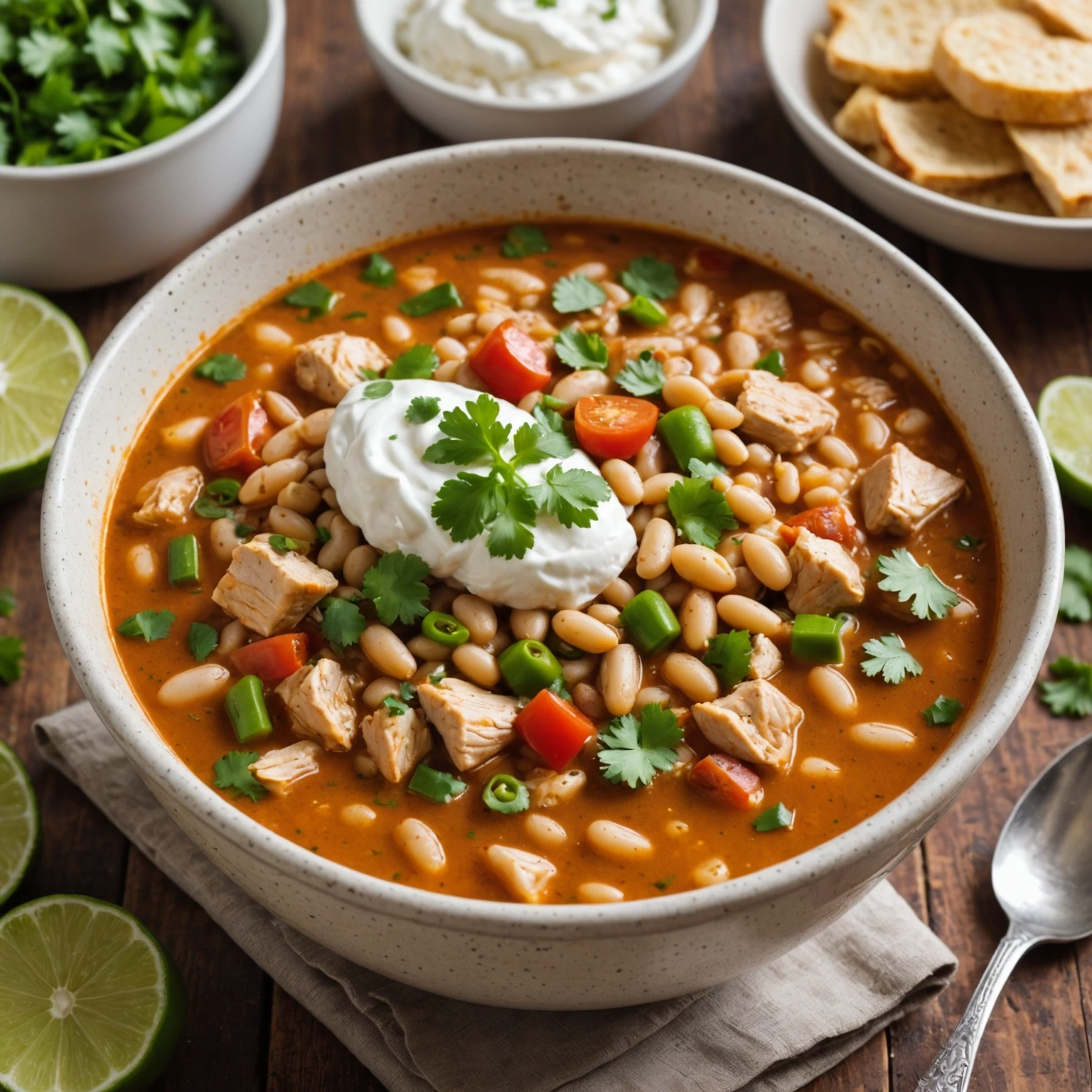 Instant Pot Hearty Chicken and White Bean Chili