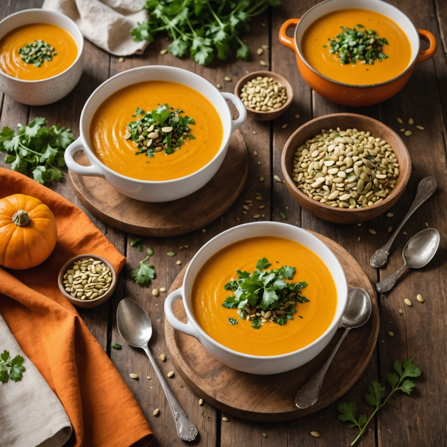 Slow Cooker Coconut Curry Butternut Squash Soup