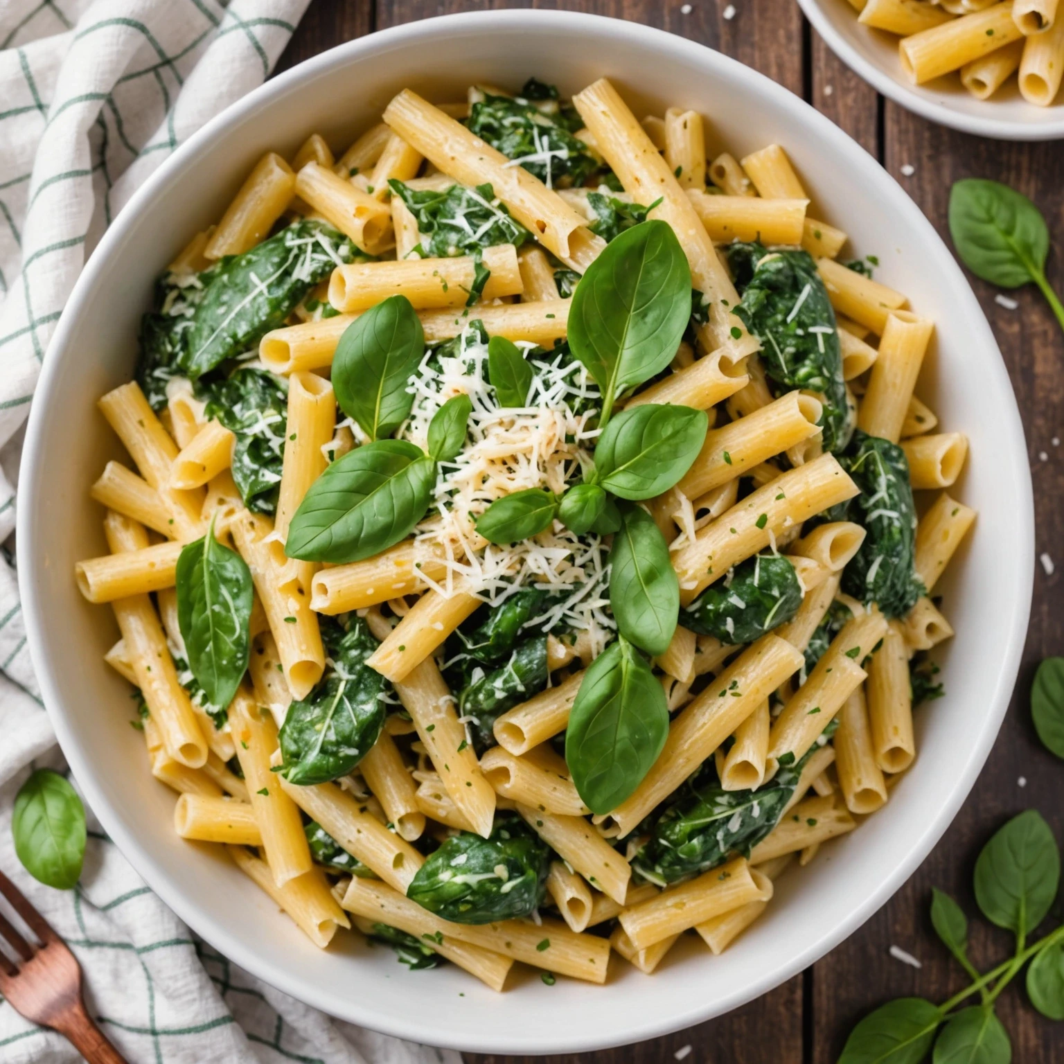Instant Pot Creamy Spinach and Artichoke Dip Pasta