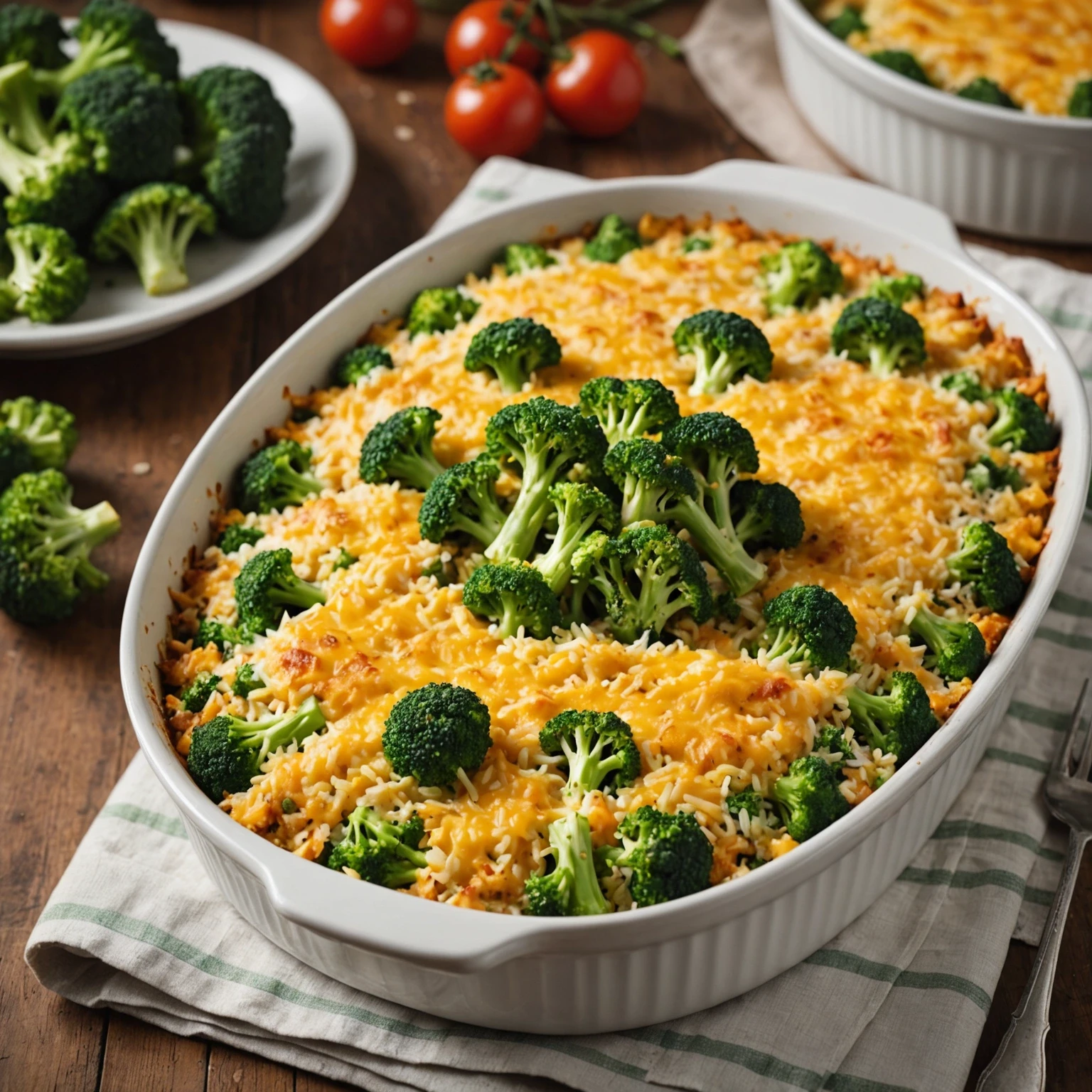 Cheesy Broccoli and Rice Casserole